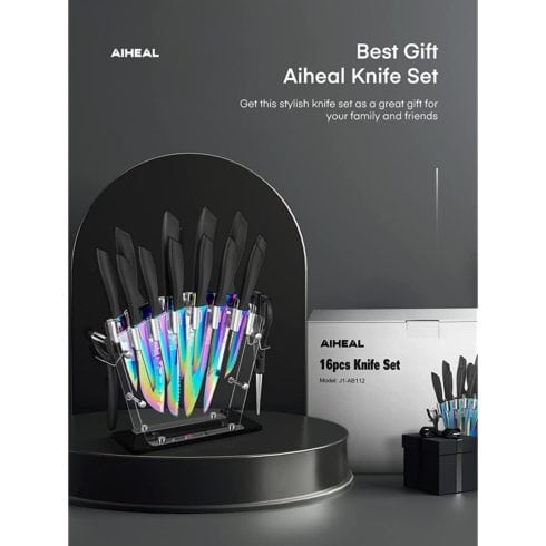 Best Colorful Kitchen Knives (Top 5) 44 Aiheal Knife